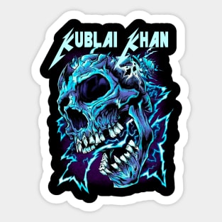 KUBLAI KHAN VTG Sticker